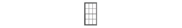 Tichy Train Group - HO 6/6 DH Masonry Window - 8308
