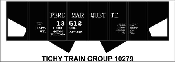 Tichy Train Group - Ho Pere Marquette Usra Hop Dec - 10279