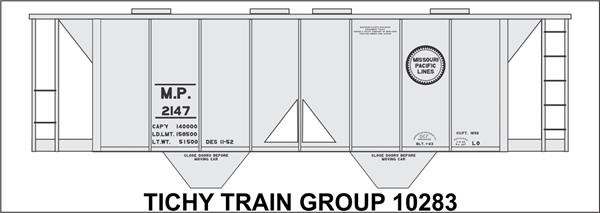 Tichy Train Group - Ho Mp Covered Hopper Decal - 10283