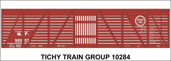 Tichy Train Group - Ho Mp 40' Wood Stockcar Decal - 10284