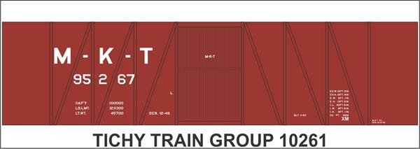 Tichy Train Group - N Mkt 40' Ss Boxcar Decal - 10261N