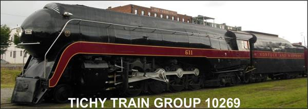 Tichy Train Group - N N&W 611 Steam Loco Decal - 10269N