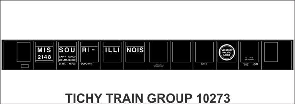 Tichy Train Group - N Mp 45' Steel Gondola Decal - 10273N