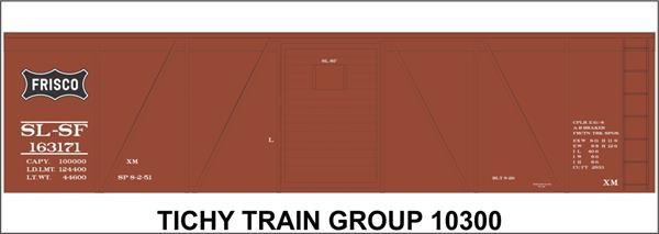 Tichy Train Group - N Sl-Sf 40' Ss Boxcar Decal - 10300N