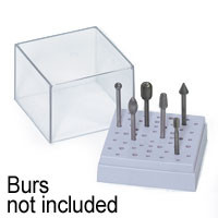 Zona Tools - Square Bur Holder W/Cover - 37890