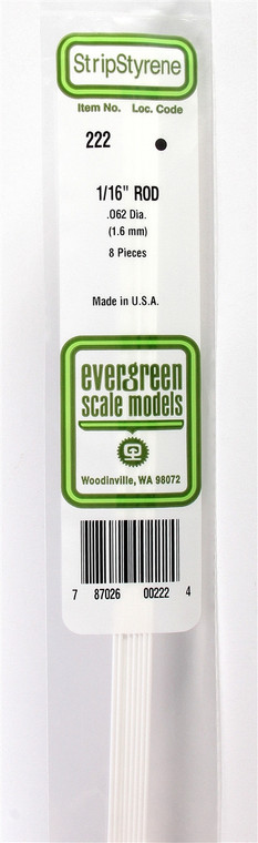 Evergreen Scale - 1/16'=.062 Rods - 222