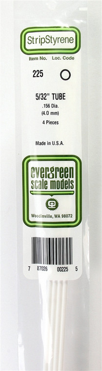 Evergreen Scale - .156' Tube - 225