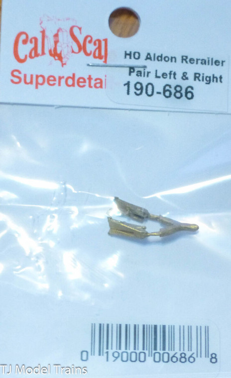 Cal-Scale Train Parts - Ho Aldon Rerailer Pair L+R - 686