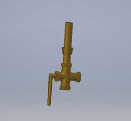 Cal-Scale Train Parts - Ho Air Tank Drain Single Valve - 698