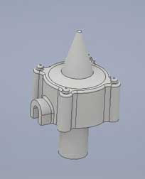 Cal-Scale Train Parts - Ho Sp Whip Antenna Base - 708