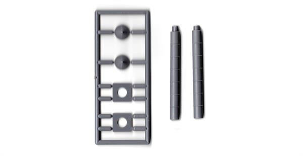 Tichy Train Group - O Straight Vent 8' Pipe 1Pr - 2082