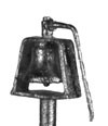 Cal-Scale Train Parts - Ho Diesel Bell W/Braket - 322