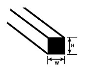 Plastruct - Ms-10 10pk Solid Styrene - 90709