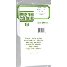 Evergreen Scale - .010 Plain Sheets 6'x12' 4pk - 9010