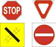 Osborn Model Kits - N Road Signs - 3011