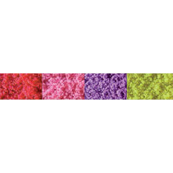 JTT Trees & Shrubs - Turf Red,Pink,Purple,Yellow - 95146