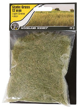 Woodland Scenics - Static Grass Light Grn 12mm - 627