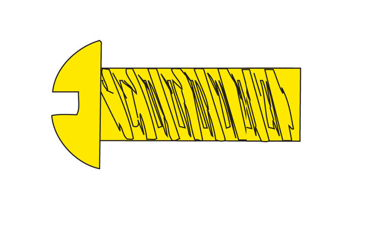 Woodland Scenics - 2-56 3/8' Round Head Screws - 815