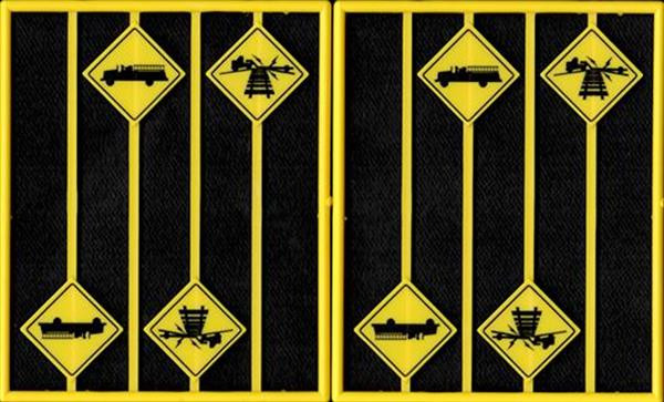 Tichy Train Group - O Wrning Signs Firehouse 8 pcs - 2084