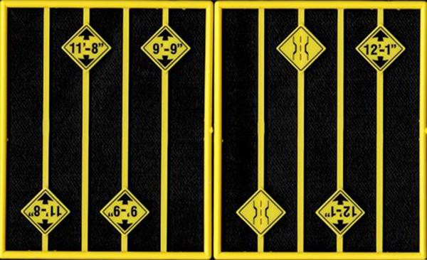 Tichy Train Group - S Bridge Warning Signs 8 pcs - 3556