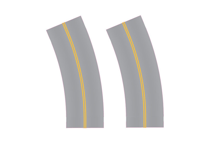 Easy Streets - N Aged Asphalt Broad Curve No Pass No Li - 3253110