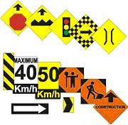 Osborn Model Kits - N Road Signs Assorted - 3012