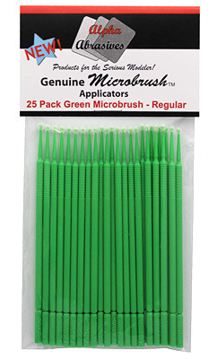 Flex-I-File - Micro Brushes Regular 25pk Grn - 1302