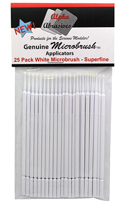 Flex-I-File - Micro Brushes S Fine 25pak Wht - 1303