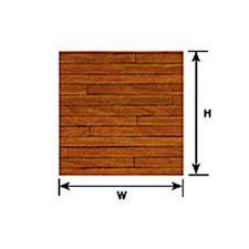 Plastruct - Psp-38 Paper Sheet Dark Hardwo - 91858