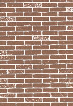 Plastruct - Psp-91 Paper Sheet Brown Brick - 91881