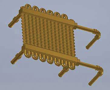 Cal-Scale Train Parts - Ho F Unit Roof Radiator - 683