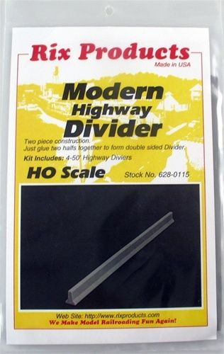 Pike Stuff - Ho Modern Hiway Divider 4 - 6280115