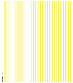 Woodland Scenics - Stripes Decal Yel - 516