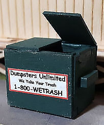 Osborn Model Kits - HO Garbage Dumpster 4pk - 1132