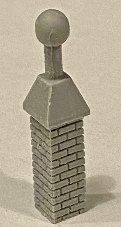 Bar Mills - HO Vented Chimney 1.3' 3pk - 2035