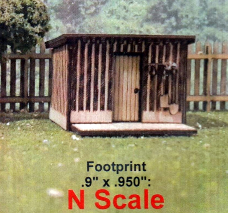 Osborn Model Kits - N Tool Shed Small - 3115