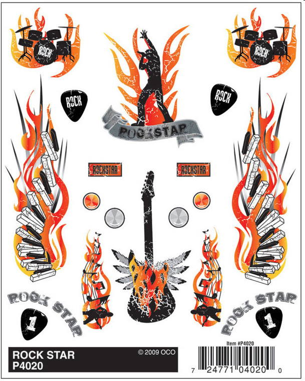 Pinecar - Rock Star Try Transfer - 4020