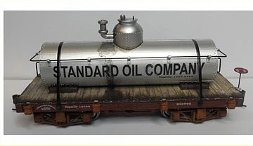 RS Laser Kits - O 25'Bachmann Tank Car Deck - 1602