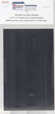 Motrak Models - Ho TAR PAPER - 84005