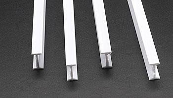 Plastruct - Bfs-16 4pk Styrene I-Beam 1/2 - 90520