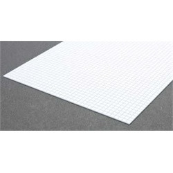 Evergreen Scale - 1/6' Square Tile Heavy Groove - 4504