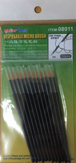 Trumpeter Models - Micro Brushes Disposable - 8011