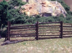 Osborn Model Kits - Ho Log Fence - 1082