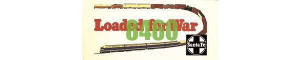 Tichy Train Group - HO Sante Fe at War billboard - 8460
