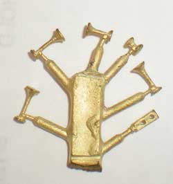 Cal-Scale Train Parts - Ho Nathan K4 Air Horn Kit - 426