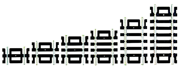 Atlas Model Railroad Co. - Ho C100 Straight Track Assortm - 847