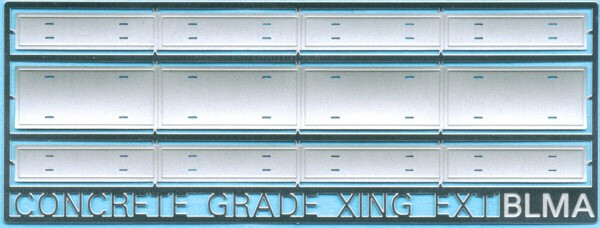 BLMA Models RR - N Grade Xing Concrete Style Ex - 80