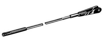 Dubro Products - Steel Kwik Link W/12' 2-56Rd 1 - 185