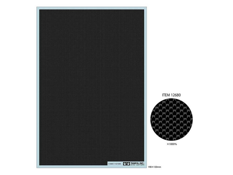 Tamiya Paint - Hobby Kits - Carbon Pat Decal Weave X Fine - 12680