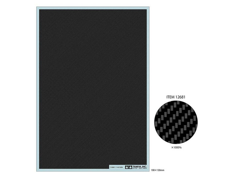 Tamiya Paint - Hobby Kits - Carbon Pat Decal Twill Fine - 12681